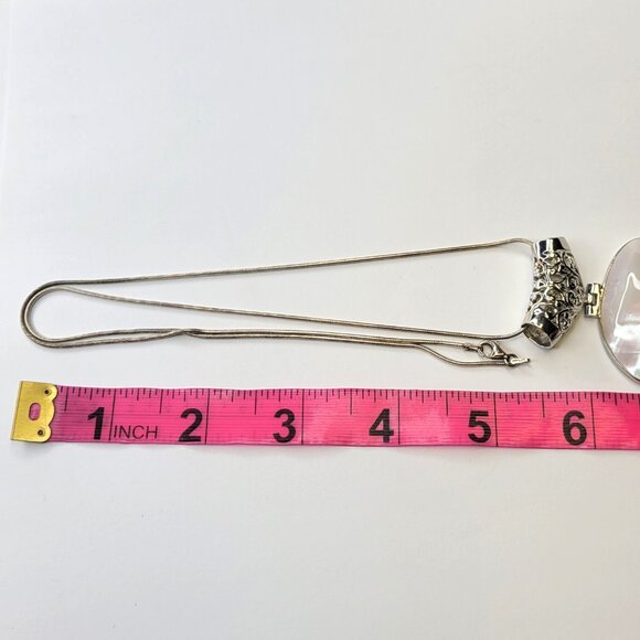 Genuine Mother of Pearl Pendant Necklace - Picture 12 of 16